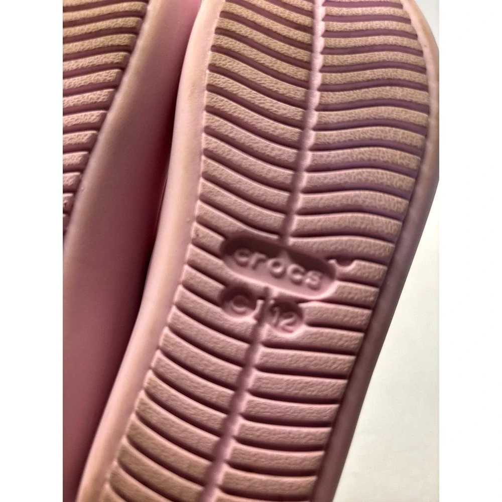 Crocs Pink Mary Jane's with Bows (Sz. C12)